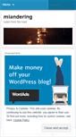 Mobile Screenshot of miandering.com