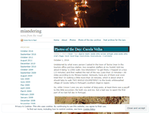 Tablet Screenshot of miandering.com